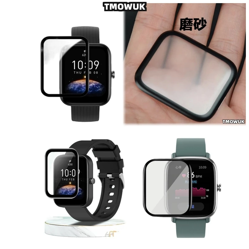 

Electrostatic Film For Amazfit BIP 3 5 6 U Pro Active Unity GTS 2E 2 3 4 MINI, Stays Put Without Glue.