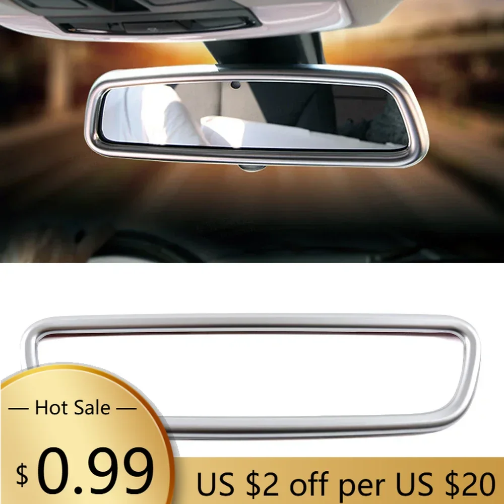 

Чехлы на руль для Mercedes Benz C GLC GLE GLS M Class W205 X253 W166 Автомобильное внутреннее зеркало, рамка, кольцо, накладка, матовая серебристая