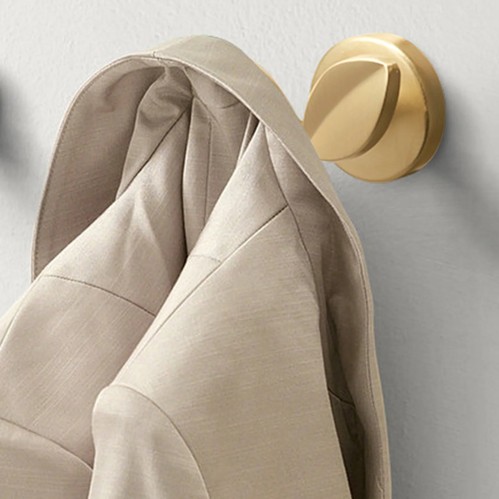 Copper Finish Hook Coat And Hat Hook Easy Installation Functional Home Decor Nature-Inspired Design Home Decor