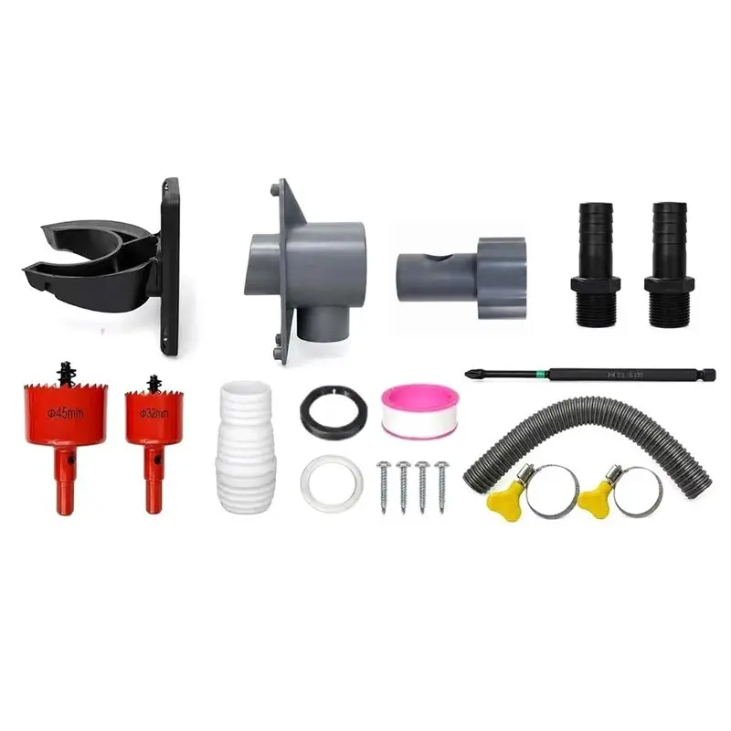 YANA50I Mounting Accessories Included Rainwater Collector For Downpipes 70-110Mm, 1M Hose,Rain Butt Connection