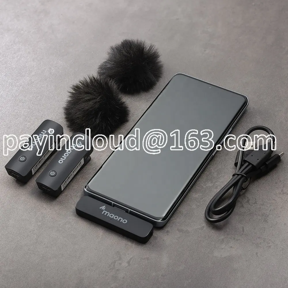 Wireless Microphones 2.4G Mini Phone Wireless Lavalier Mic Type C Android Phone Interview Tik ToK Live Stream Microphones