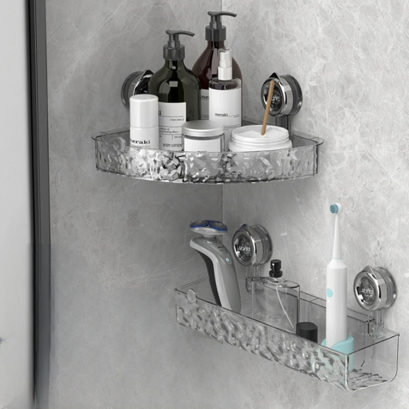 

Wall mounted corner rack bathroom rack without drill shower storage rack bracket suitable for bathroom storage rack