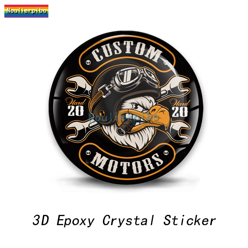 3D Resin Gel Sticker Helmet Eagle Dome Decal Racing Special Silicone Decal Waterproof Decal for Helmet Laptop Motorcycle Trunk - Image 6