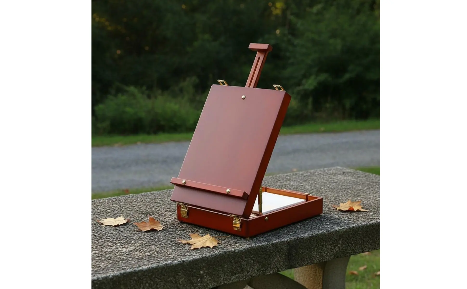 Wooden Tabletop Easel Box Multiuse Sketching Easel Box for Children, Studio