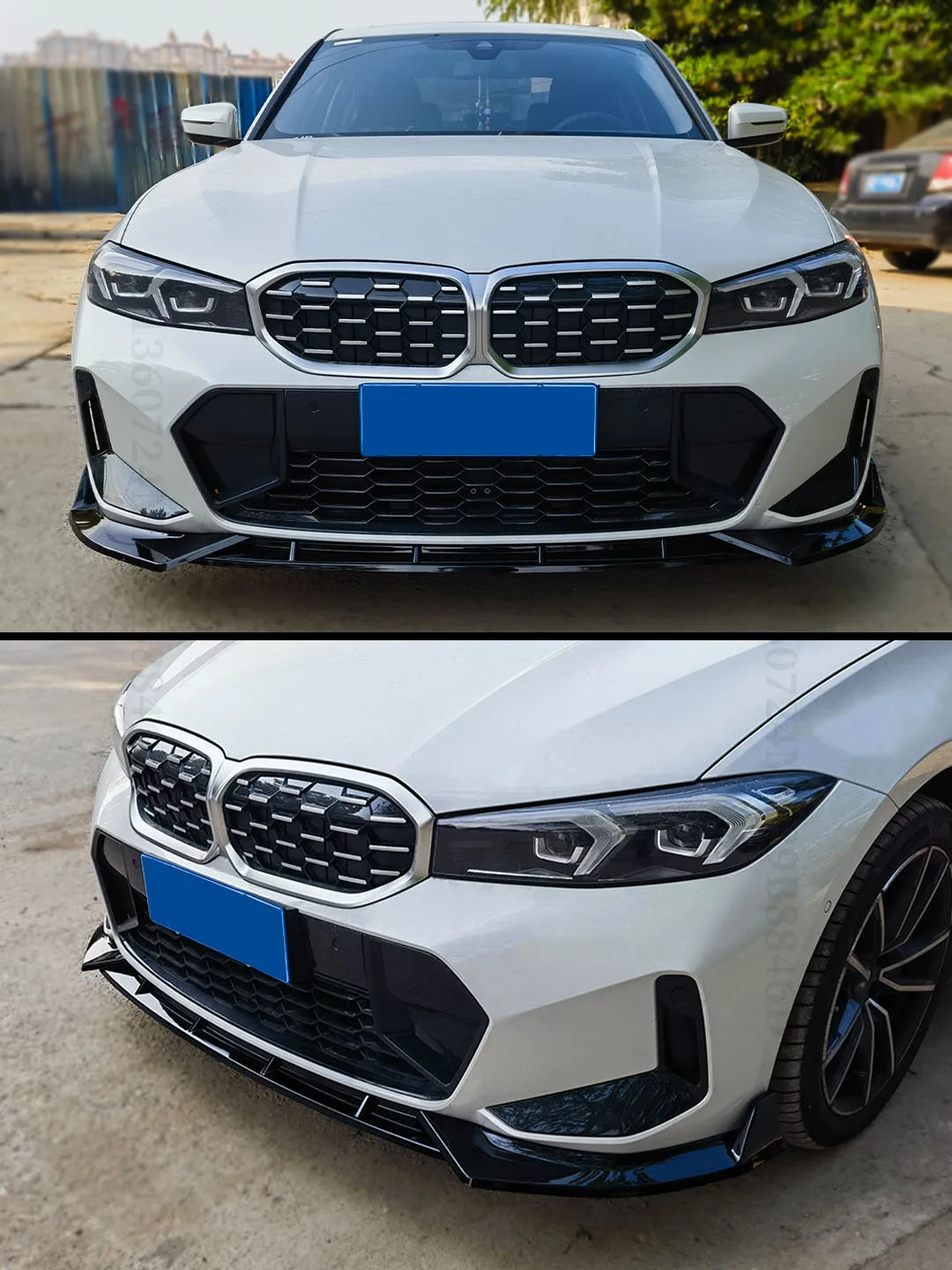 Front Bumper Lip Chin Air Dam Deflector Splitter For BMW 3 Series G20 G21 2023 330i 320d M340i Touring xDrive Tuning Body Kit