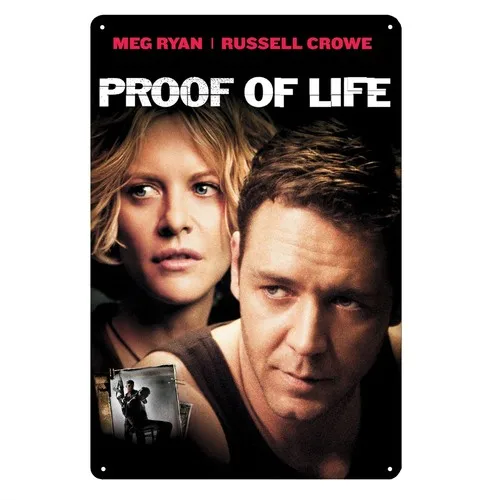 Proof Of Life Meg Ryan Russell Crowe Movie Metal Poster Tin Sign