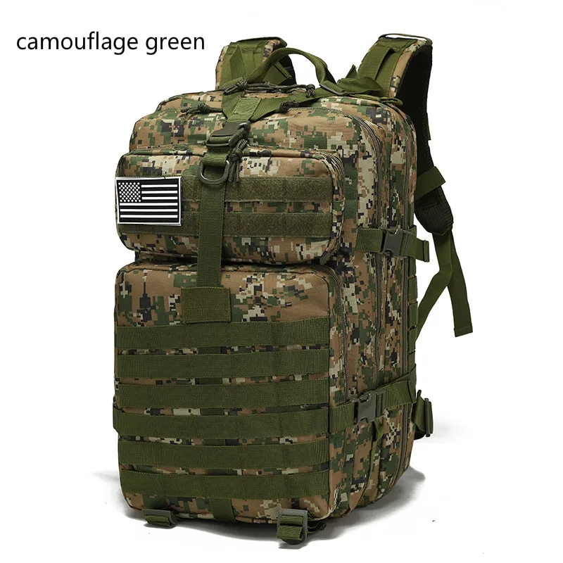 Hunting bag 50L 1000D nylon waterproof camping trip fishing hunting bag backpack outdoor military backpack tactical sports