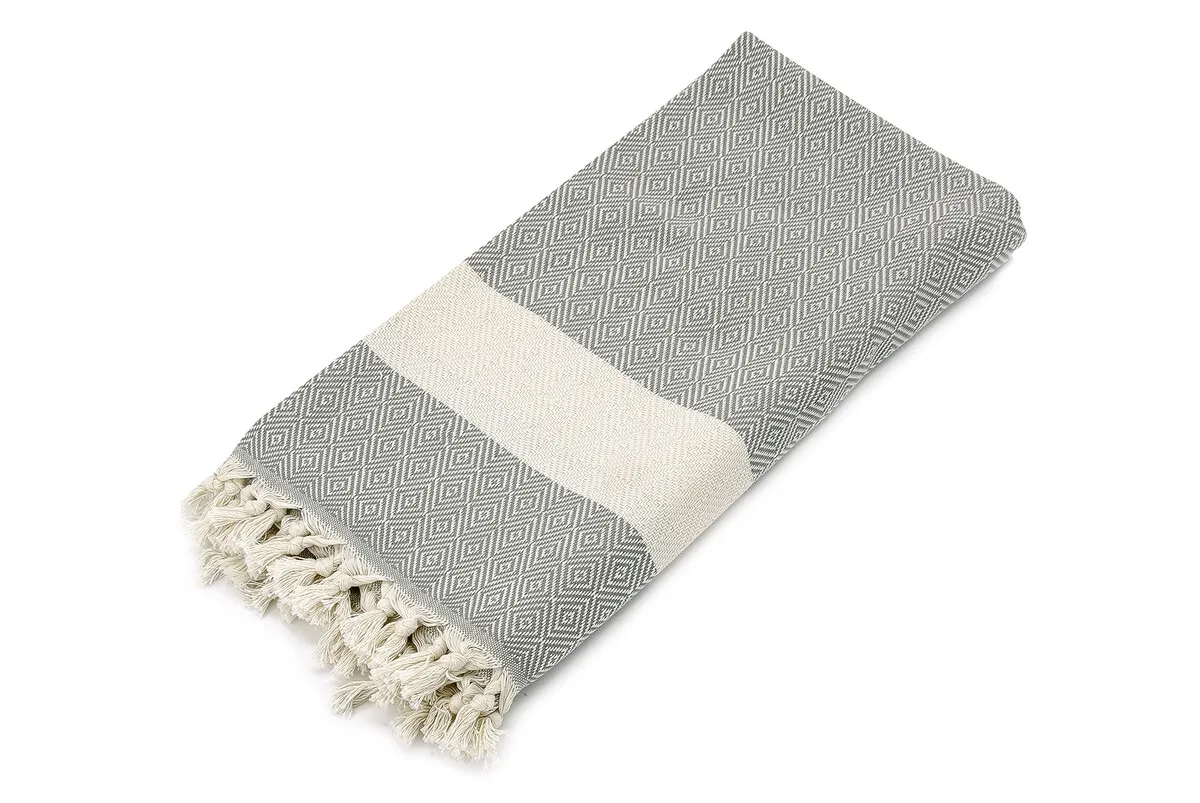 IQRAH Light Grey Cotton Bamboo Lint