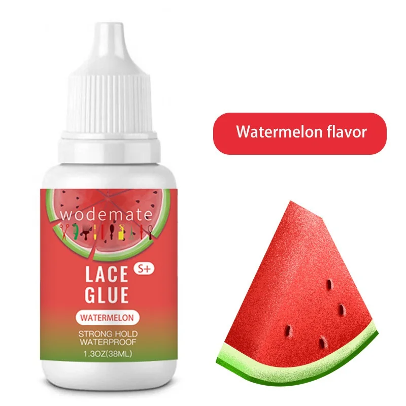 Watermelon glue Strawberry glue Invisible long lasting anti-sweat lace Super glue Safe and non-irritating 38ml