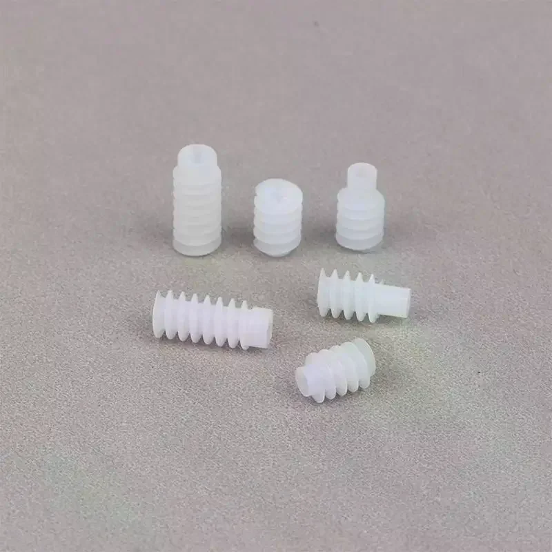 5Pcs M0.4 Plastic Worm For 2.0mm Motor Shaft Electric Motor Replacement Parts For Remote Control Toy