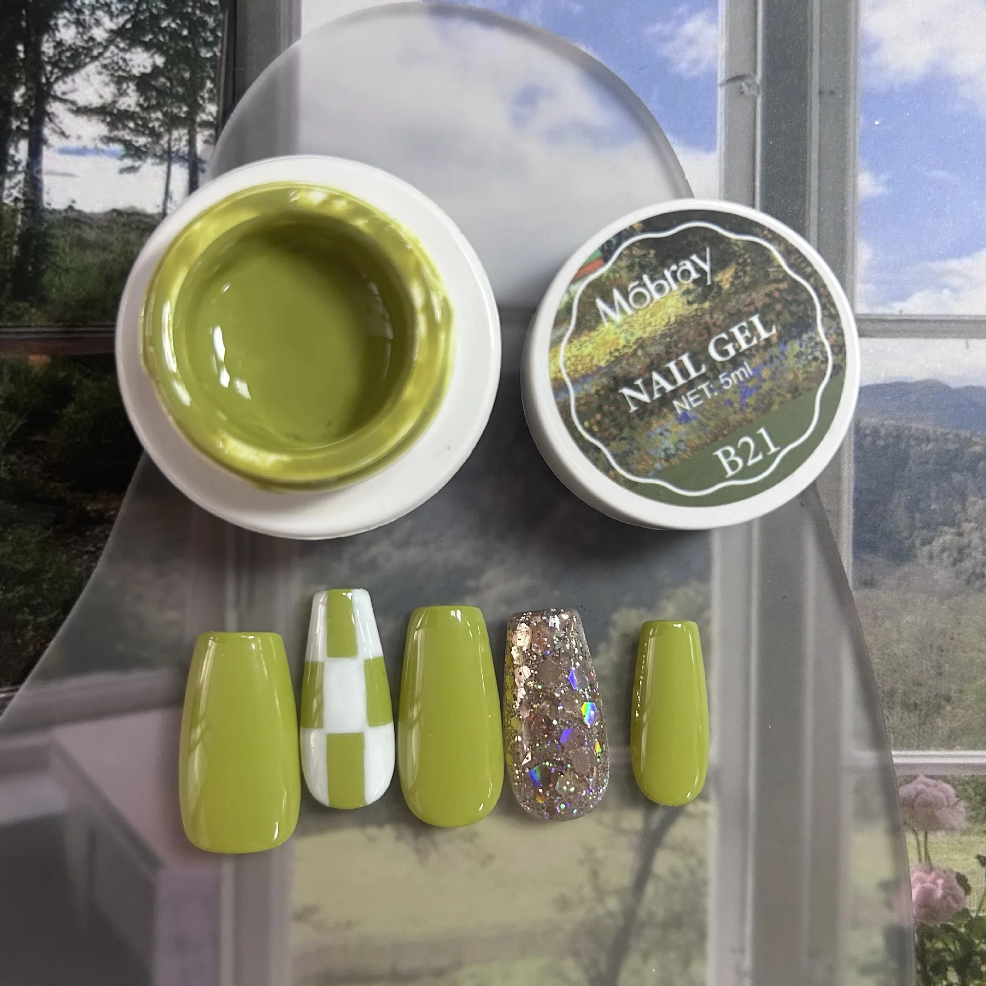 กาวสีดินสออกสีทึบทรงกระป๋องกาวทาเล็บแบบ2024กาวสำหรับพืชวาดสีใหม่