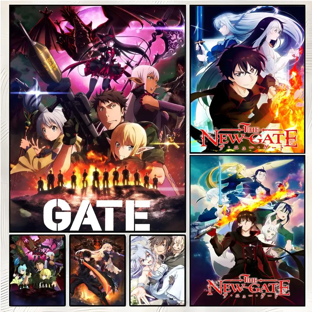 Light Novel Anime The New Gate Poster Superior Home Space  Indoor Decorative Art & Home Decor