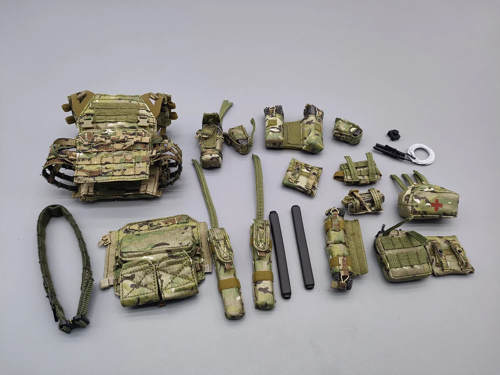 EASY&SIMPLE 1/6 Scale ES 26061 Soldier Vest Hanging Set Model for12''CAG Delta Force