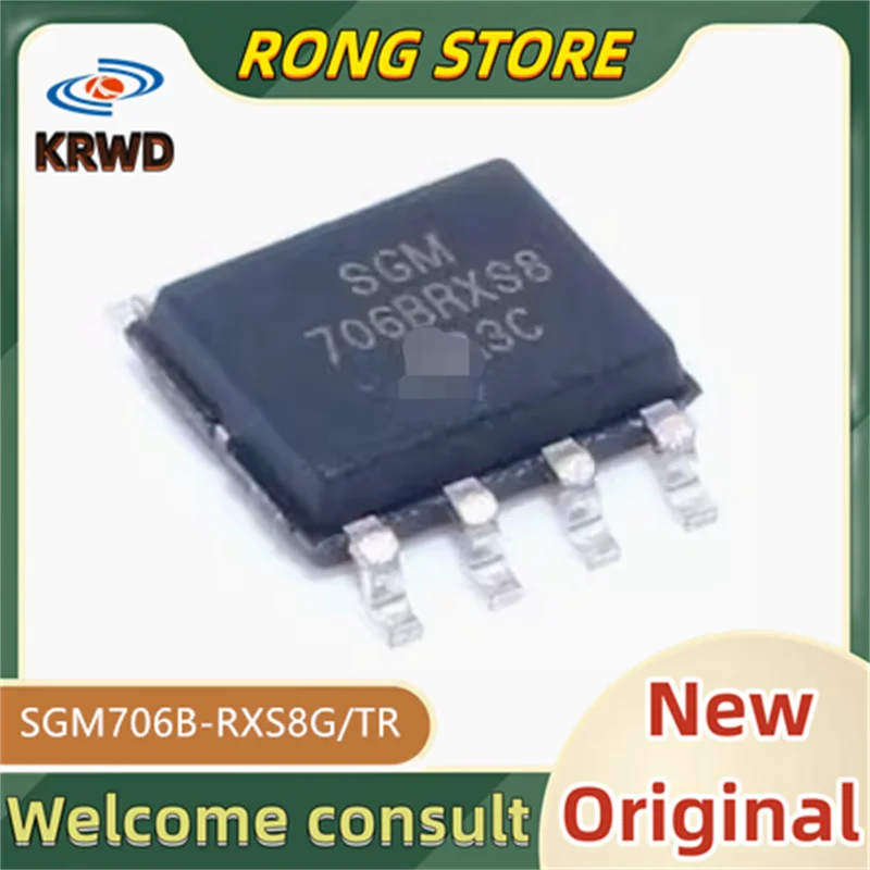

50PCS SGM706BRXS8 NEW Original SGM706B-RXS8G/TR SGM706B-RXS8G SGM706B-RX SGM706B SOP-8