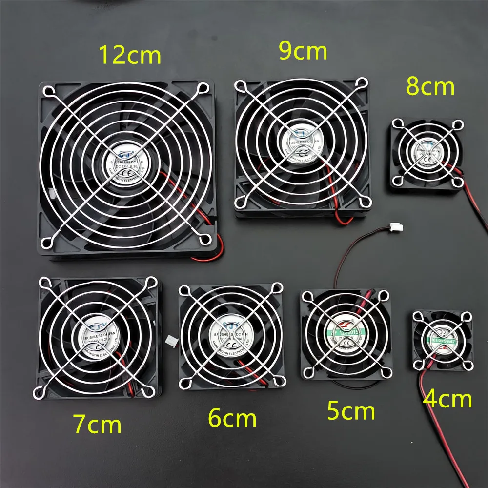 4/5/6/7/8/9/12cm Cooling Fan Metal Protective Net Mesh Cover Stainless Steel For Computer PC Power Supply Drop Shipping