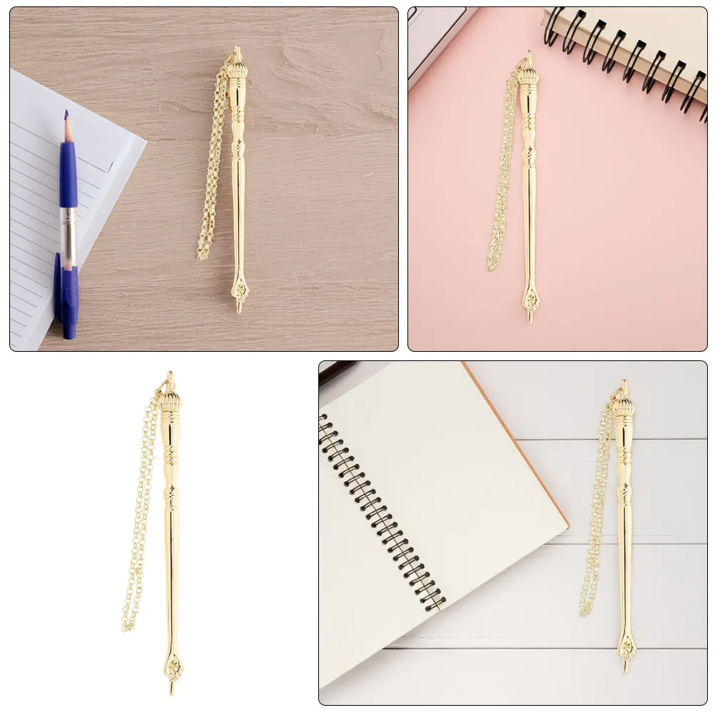

1pc Metal Torah Pointer With Chain Silver Bible Reading Tool Finger Portable Scripture Pendant Accessory For Church