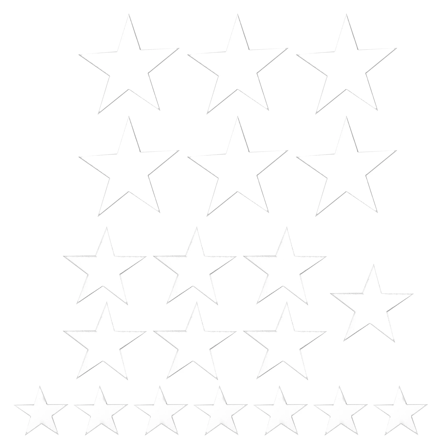 

3D наклейка, 20 наклеек на стену, домашний декор «сделай сам» (серебристый)