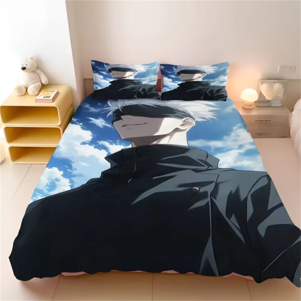 Jujutsu Kaisen Bedding Set Japan Famous Anime Duvet Cover Sets Comforter Bed Linen Twin Queen King Single Size Dropshipping Gift