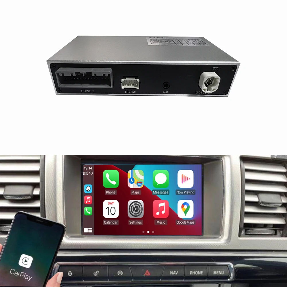 Wireless Carplay Android Auto AI Box Multimedia USB Navigation DS For Land Rover Range Rover Evoque Auto Electronics
