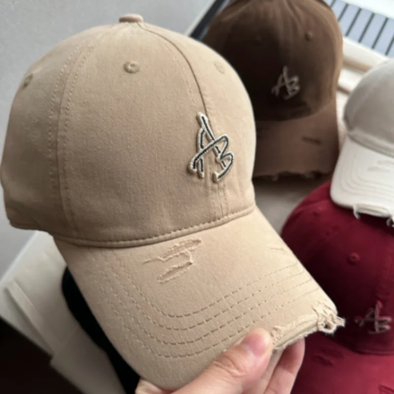 

Hot sales Exported to Embroidered adjustable Baseball Cap Women Men Spring Summer Curved Brim Hats Unisex Outdoor Sports Hat