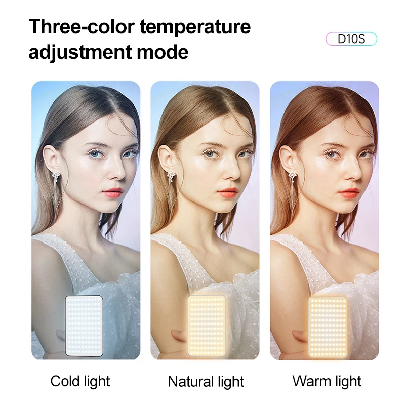 Mobile Phone Full-color RGB Fill Light Mobile Led Light Selfie Led Light Video Shooting Light Led Light Photography Video Light