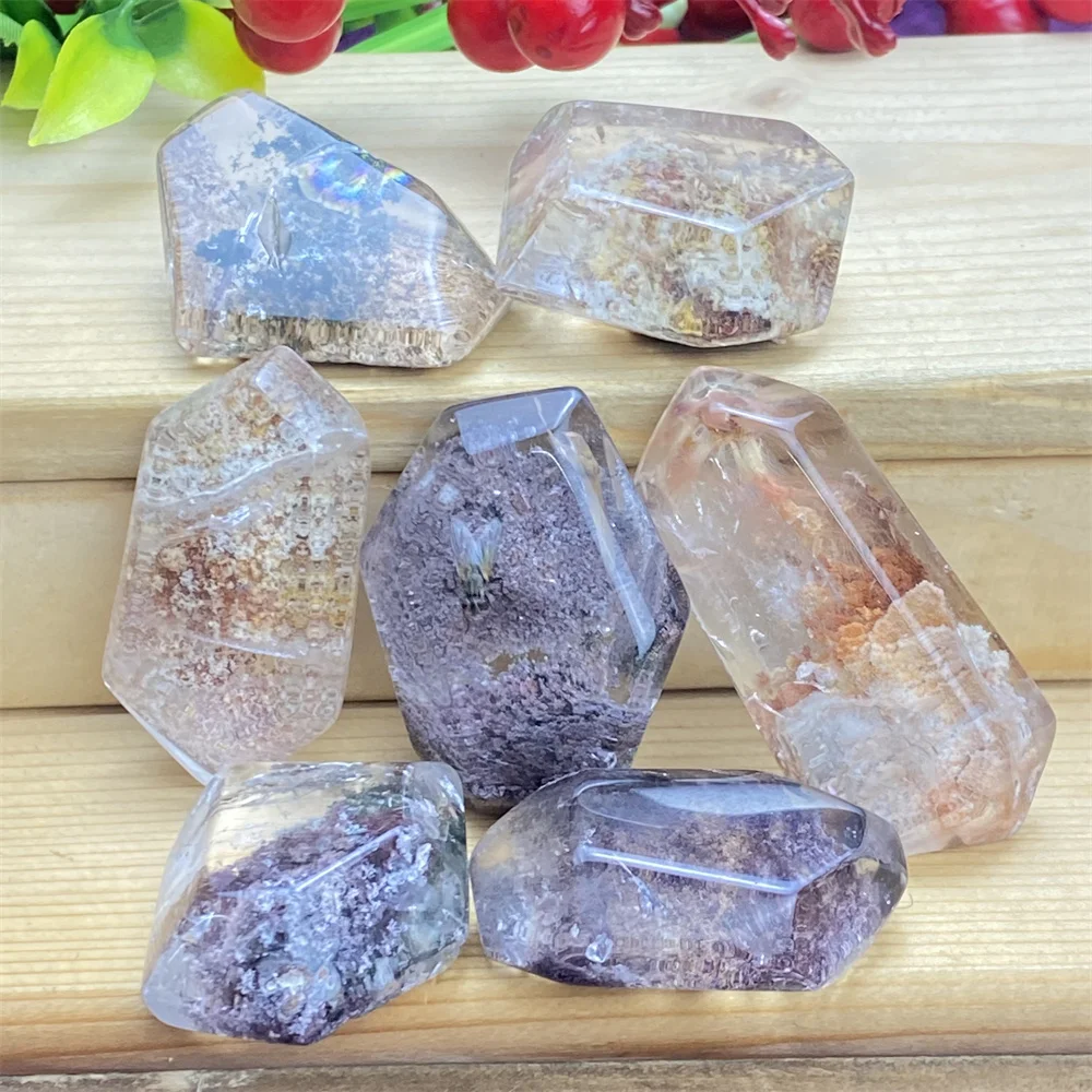 20-30g Natural Mineral Crystal Polyhedron Healing Reiki Irregular Gemstones Crafts Holiday Gifts Office Garden Home Decoration