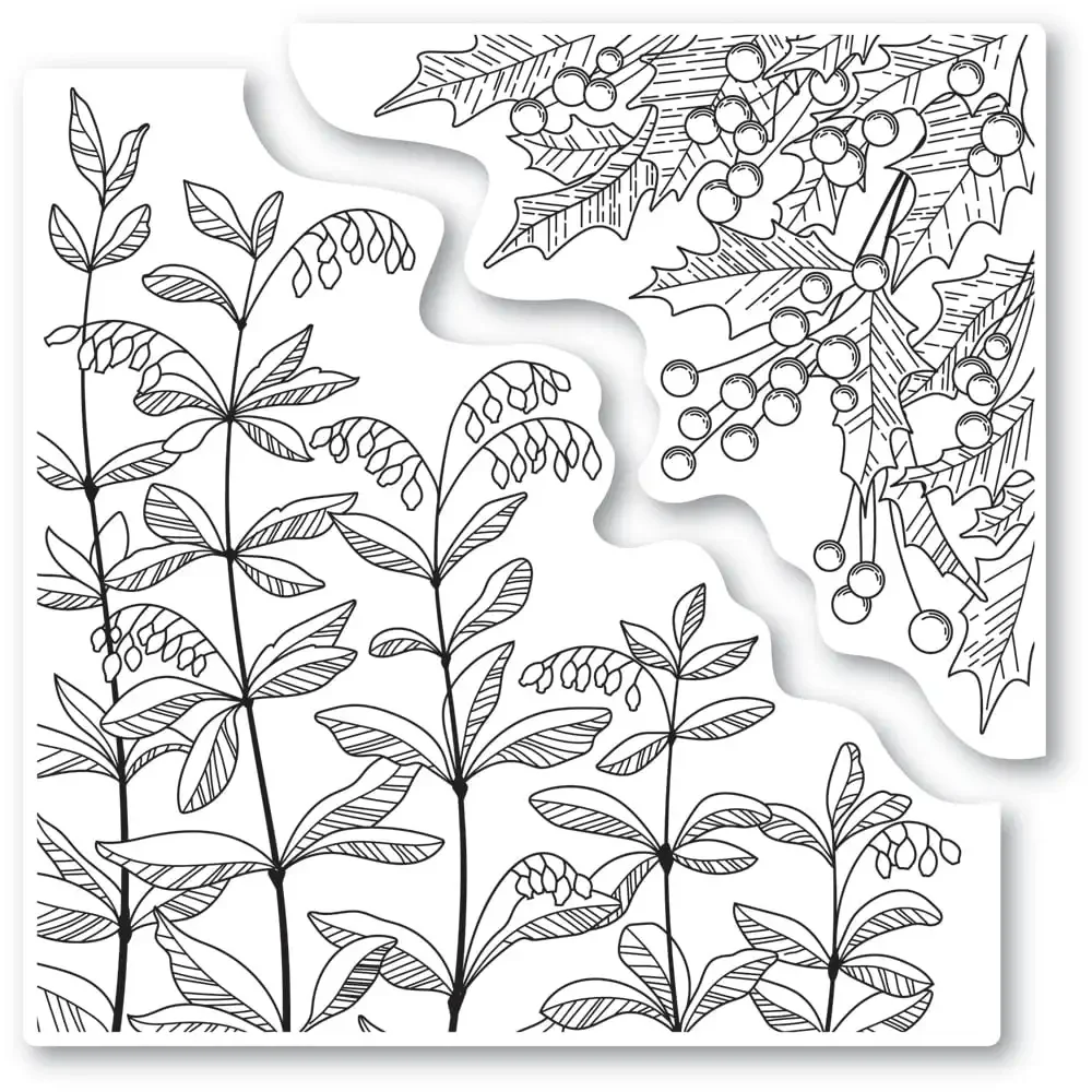 Plant Leaves Berries Clear Stamps For DIY Scrapbook Craft Decoration Embossing Template Supplies Greeting Card Handmade 2024 New