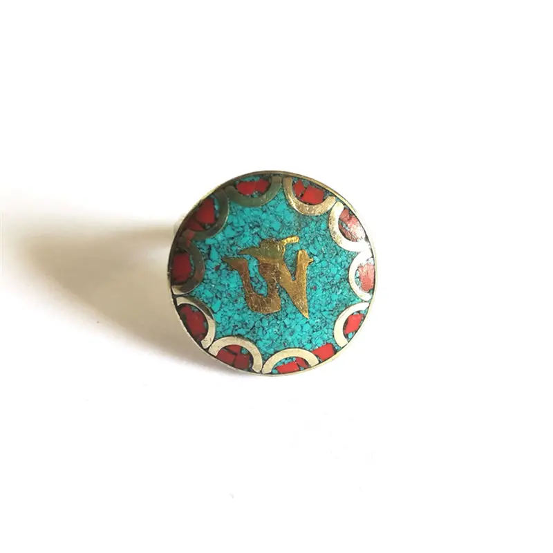 Tibetan Ring Om Man… - image