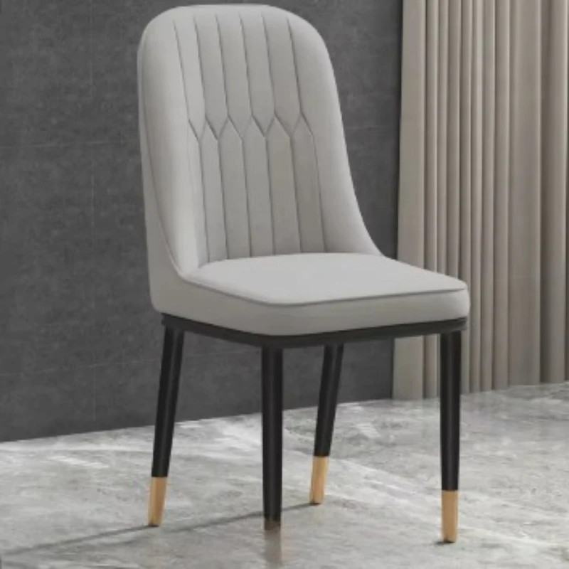 Studded Dining Chairs Knocker for Kitchen Leather Upholstered Occasional Chairs for Accent Restaurant Living Room Side Chair