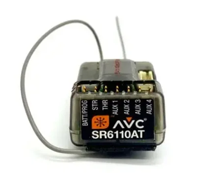 95% new Spektrum SR6110AT 6ch AVC/Tele Surf RX SPMSR6110AT Receiver DSMR 6-Channel AVC Telemetry Surface RX for RC car