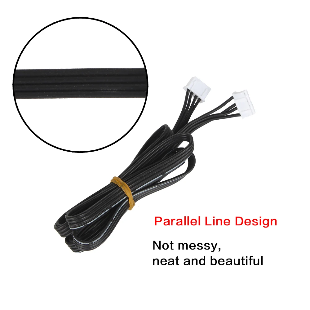 ترقية 42 محرك متدرج خط XH2.54 محطة خط ثلاثية الأبعاد ملحقات الطابعة 4Pin-6Pin 1 متر 2 متر محرك متدرج كابل محطة مزدوجة