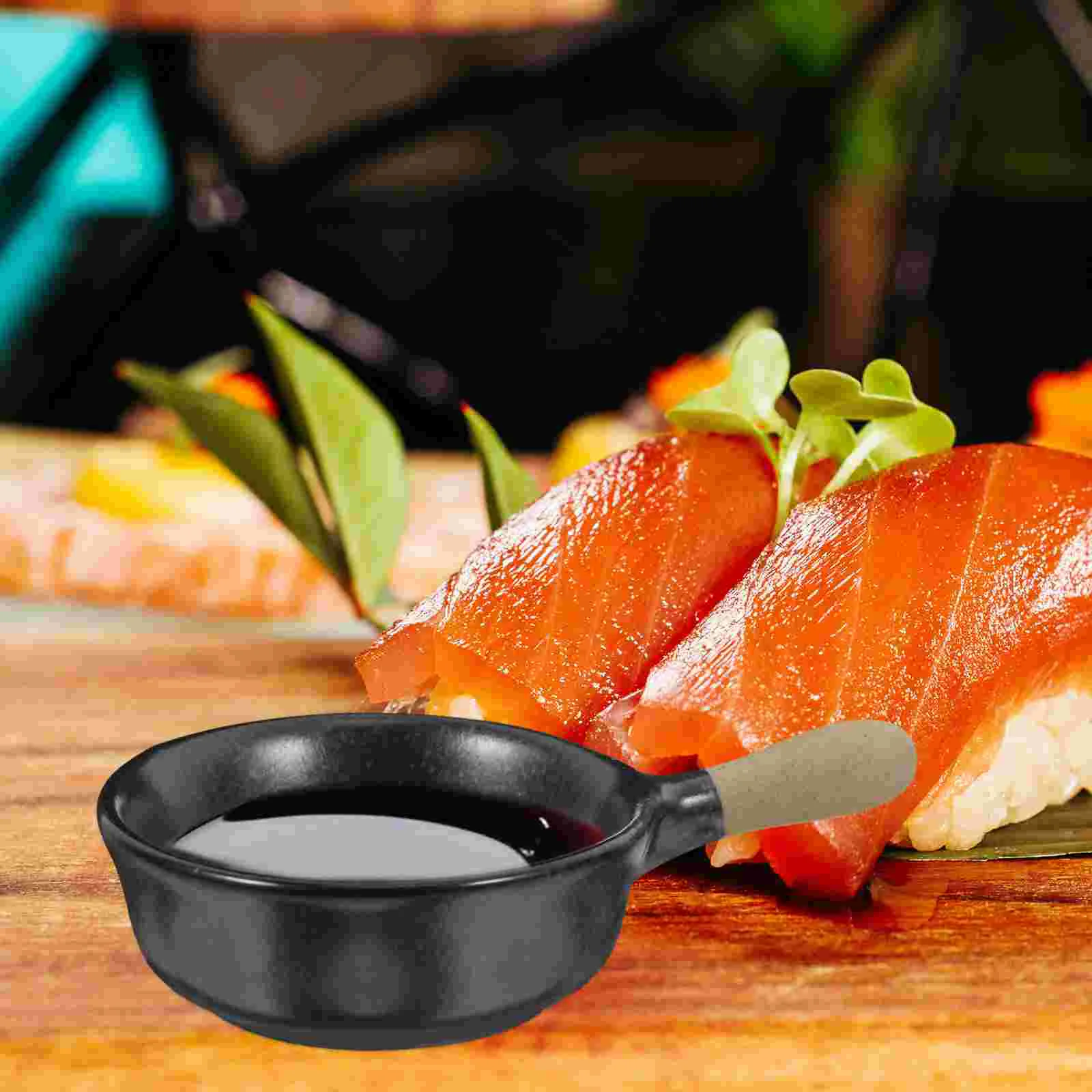 Japanese Sauce Dish Condiment Mini Bowls Small Ceramic Sushi Soy Seasoning Plate