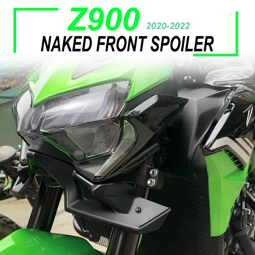 

2021 2022 New Accessorie Z 900 Front Spoiler Winglet Aerodynamic Wing Kit Spoiler For Kawasaki Z900 Front Downforce Spoiler 2020