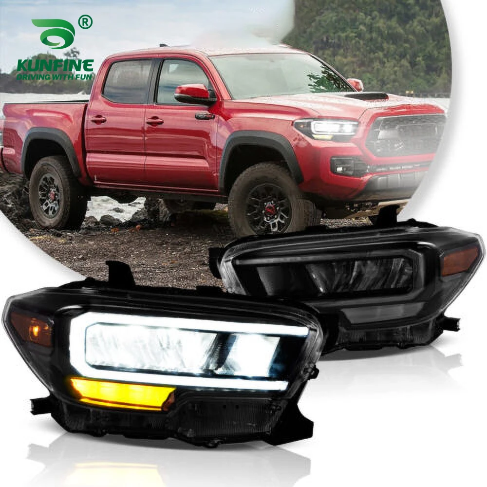 

Pair Of Car Styling Car Headlight Assembly For Toyota Tacoma 2015-Up LED Head Lamp Car Tuning Light Parts Plug And Play