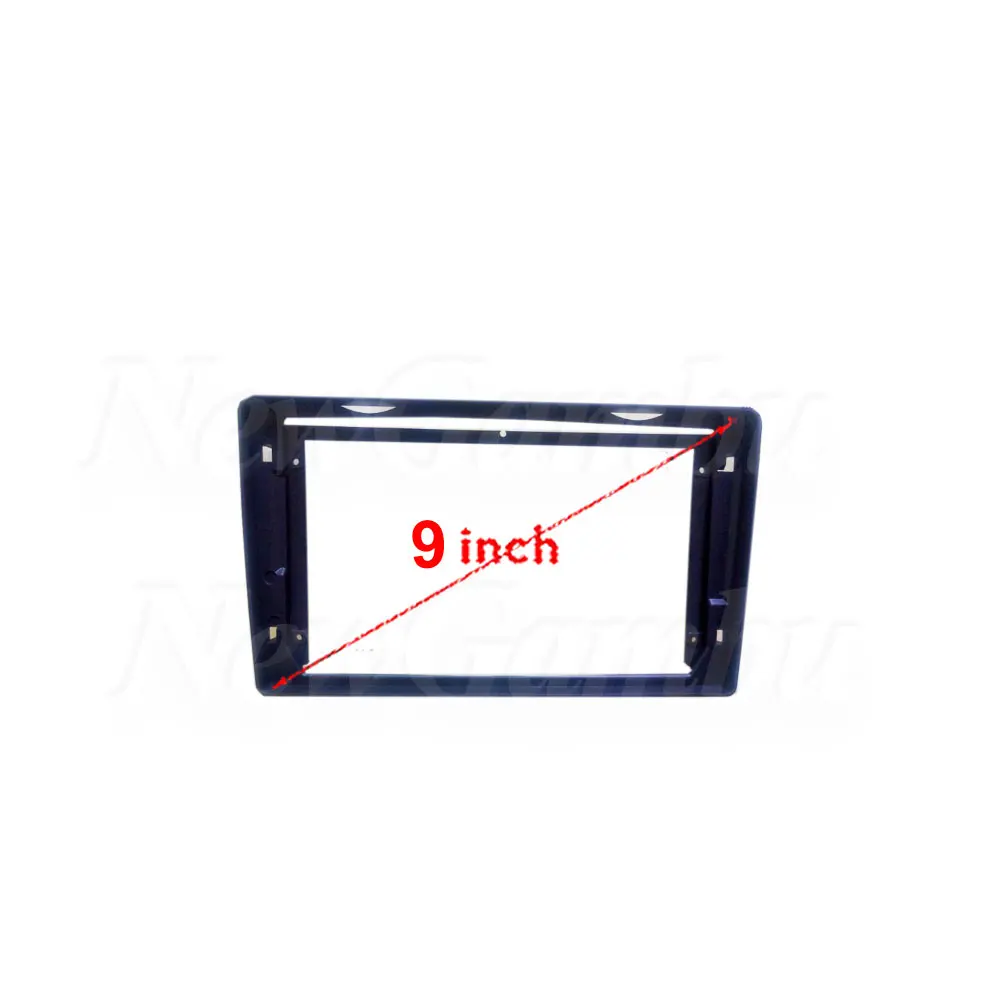 NewGambu 9 Inch Car Radio FIT For Zhonghua Wagon FRV 2006-2010 Frame GPS ABS PC Plastic Fascia Dashboard Plane Frame