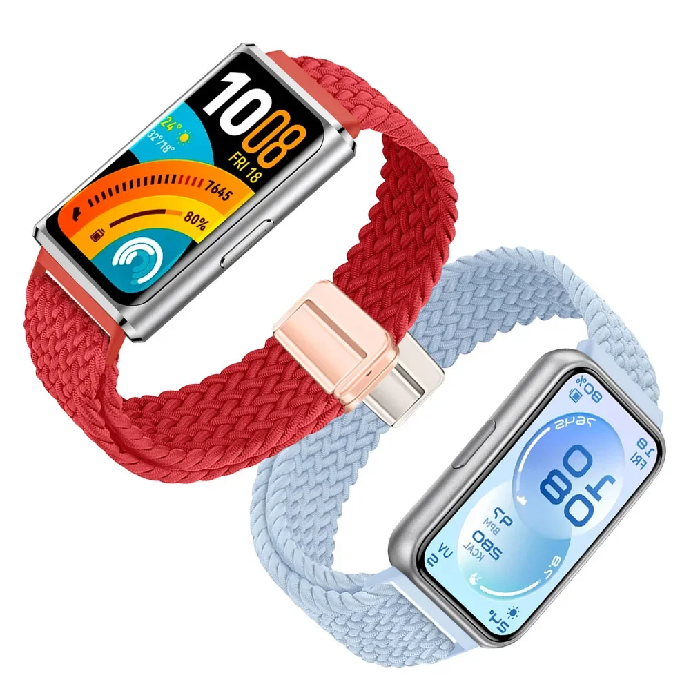 

Новый спортивный нейлоновый ремешок с магнитной застежкой для Huawei Band 11/Band 11Pro, сменный браслет, ремешок на запястье, аксессуары Correa