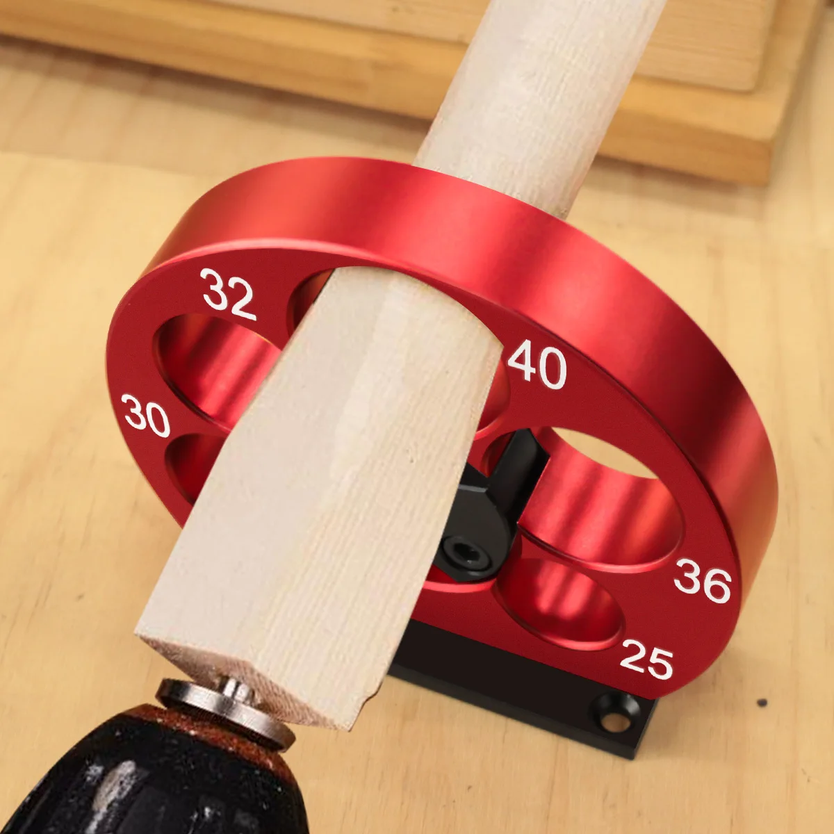 25-40 مللي متر 5 ثقوب قابل للتعديل وتد صانع الرقصة عدة ، كربيد إدراج صانع وتد متري القاطع لوحة الحفر الكهربائية طحن وتد