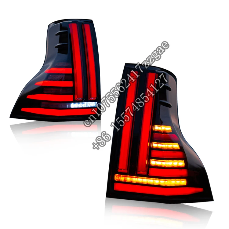 

Wholesales LED Dynamic rear Smoke turn signal light Led Tail Lights For Cruiser Prado