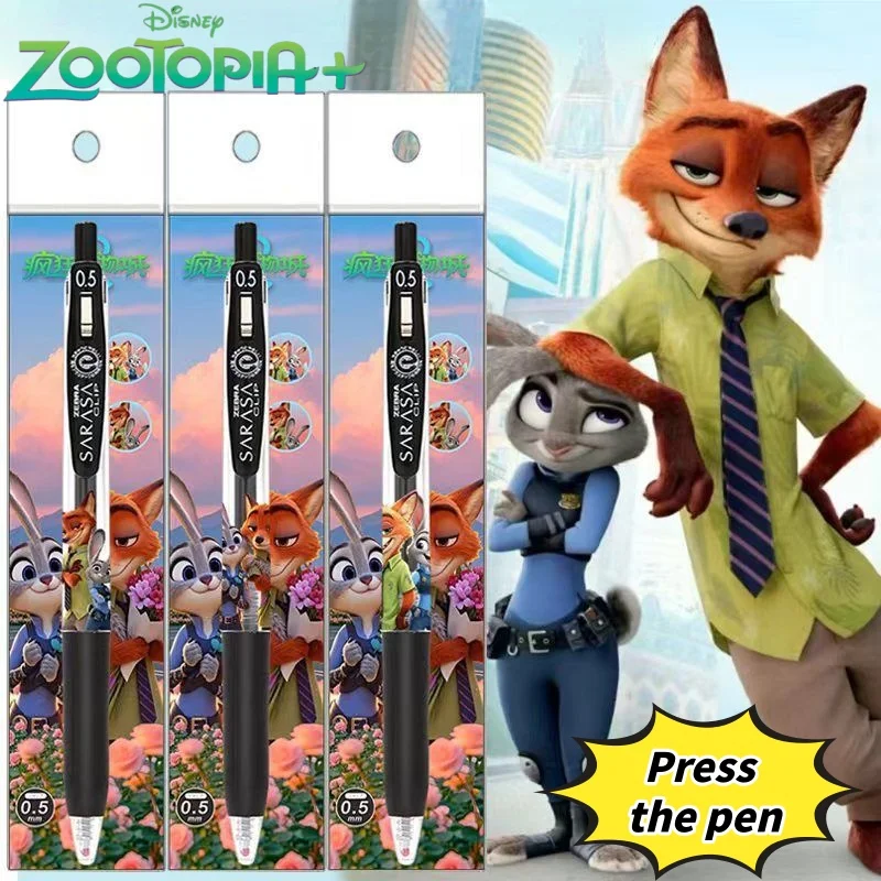 

Ручка-клик Disney Zootopia (Люди-звери) Джуди Ник, креативная, с высоким уровнем детализации, в стиле аниме, нейтральная, милая, в стиле кавайи, мультяшная, подарок