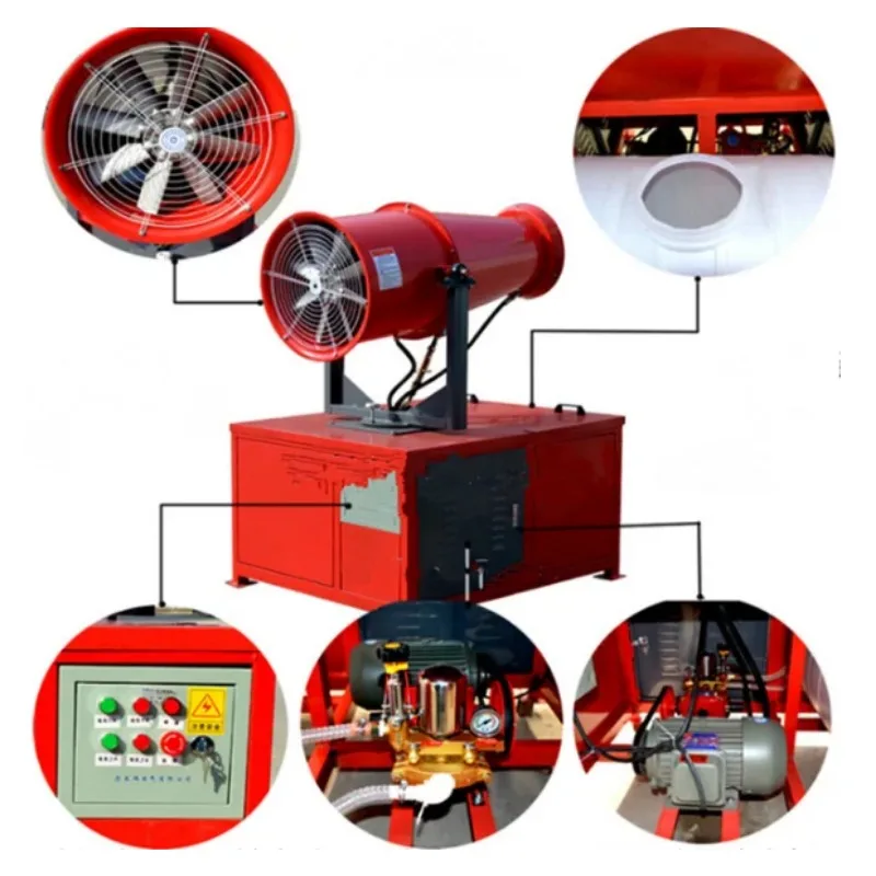 Duster Car Coal Dust Control Misting System Used in Coal Production Plant