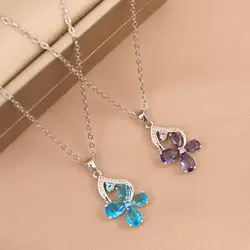 Classic Personality, Gorgeous Temperament, Eagle Animal Necklace Fashionable Girls Stainless Steel Micro-embedded Pendant