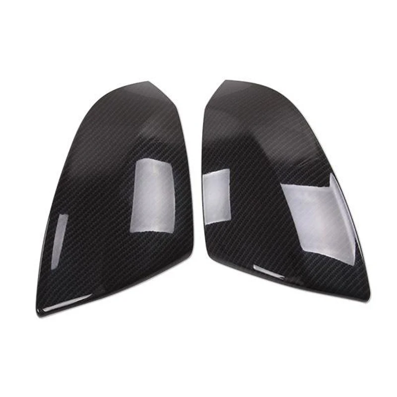 

ABS Carbon Fiber Decoration Car Sticks Rear View Rearview Side Glass Mirror Cover Trim Frame For- Q5 Q5L 2018-2020