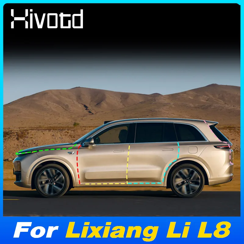 Door Seal Strips Whole Car Cover Parts For Lixiang Li L8 Sound Insulation Sticker Trims Dustproof Modification Accessories 2024