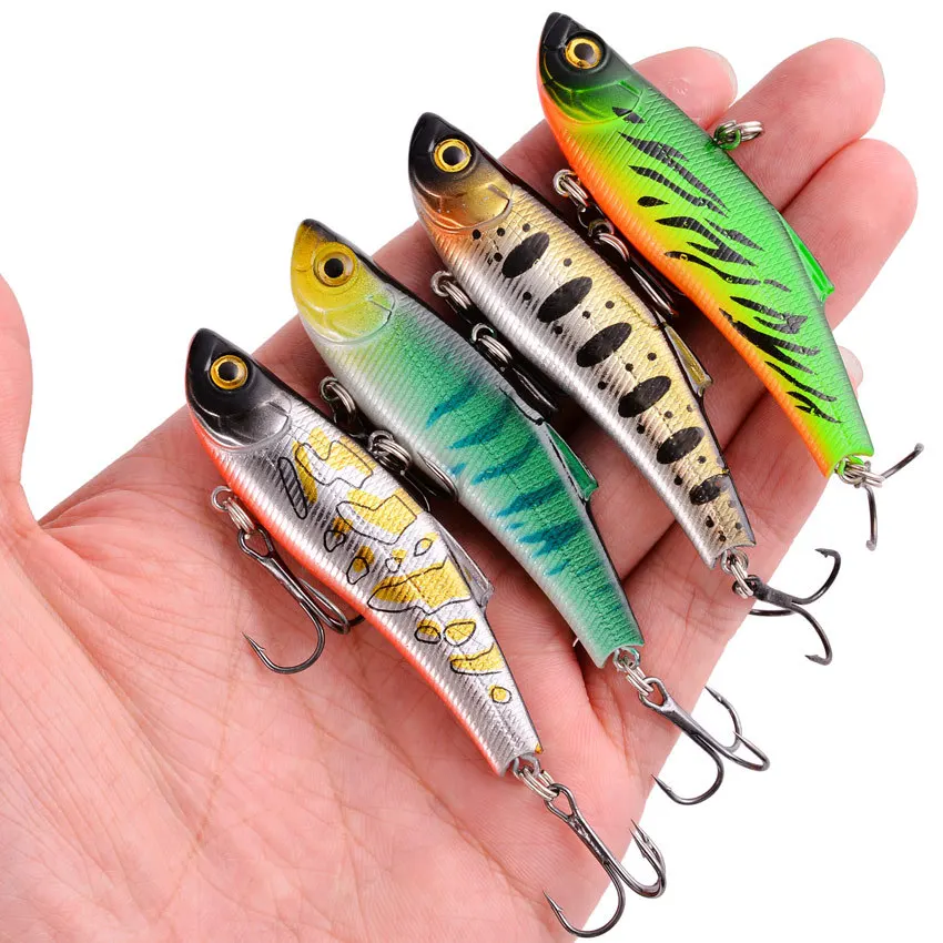 

All Water Depths VIB Pencil Lure - Vibrating Hard Bait for Bass Pike Freshwater Saltwater Fishing