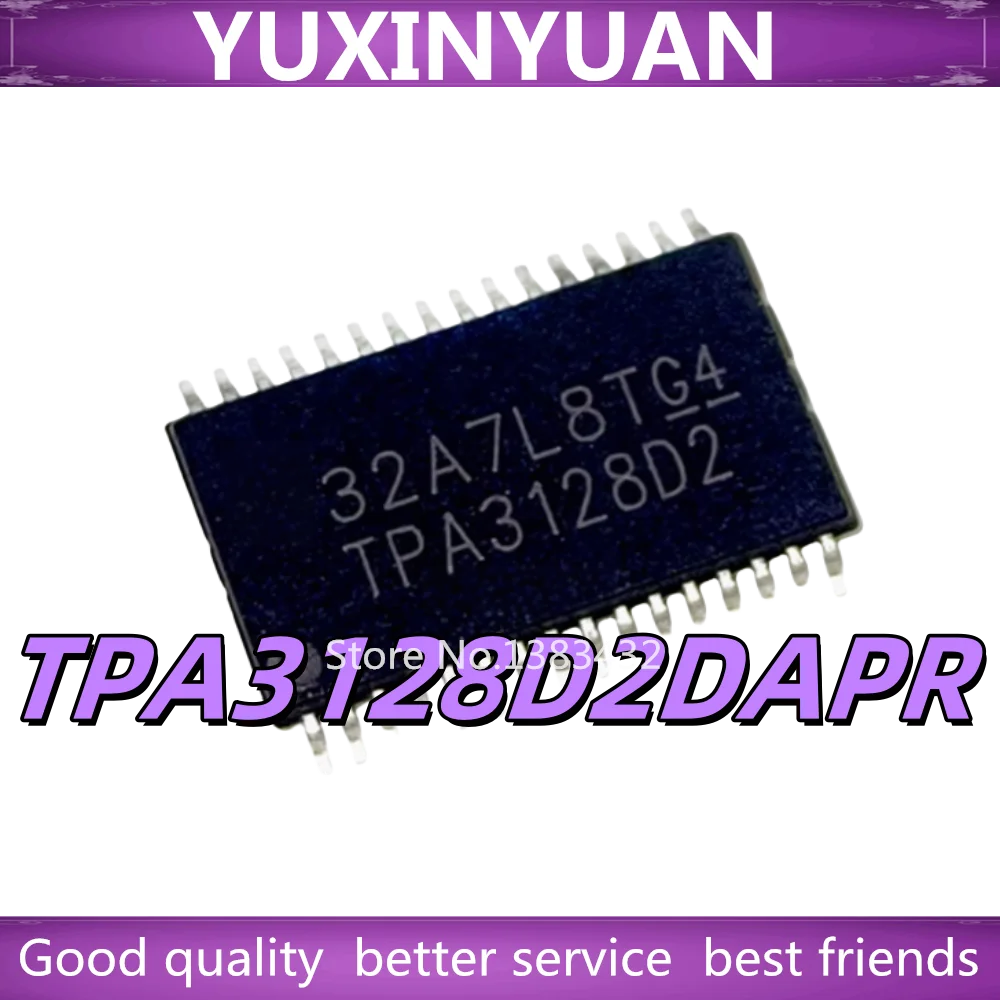 5/PCS New Original TPA3128D2DAPR TPA3128D2 HTSSOP32 Audio power amplifier chip In Stock