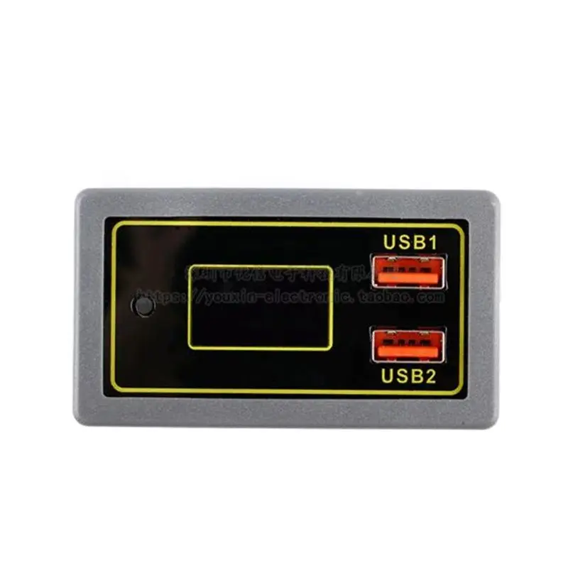 Tensão da bateria do carro e display de nível USB suporta multi-protocoloCarregamento rápido 12v24V suporta bateria de lítio