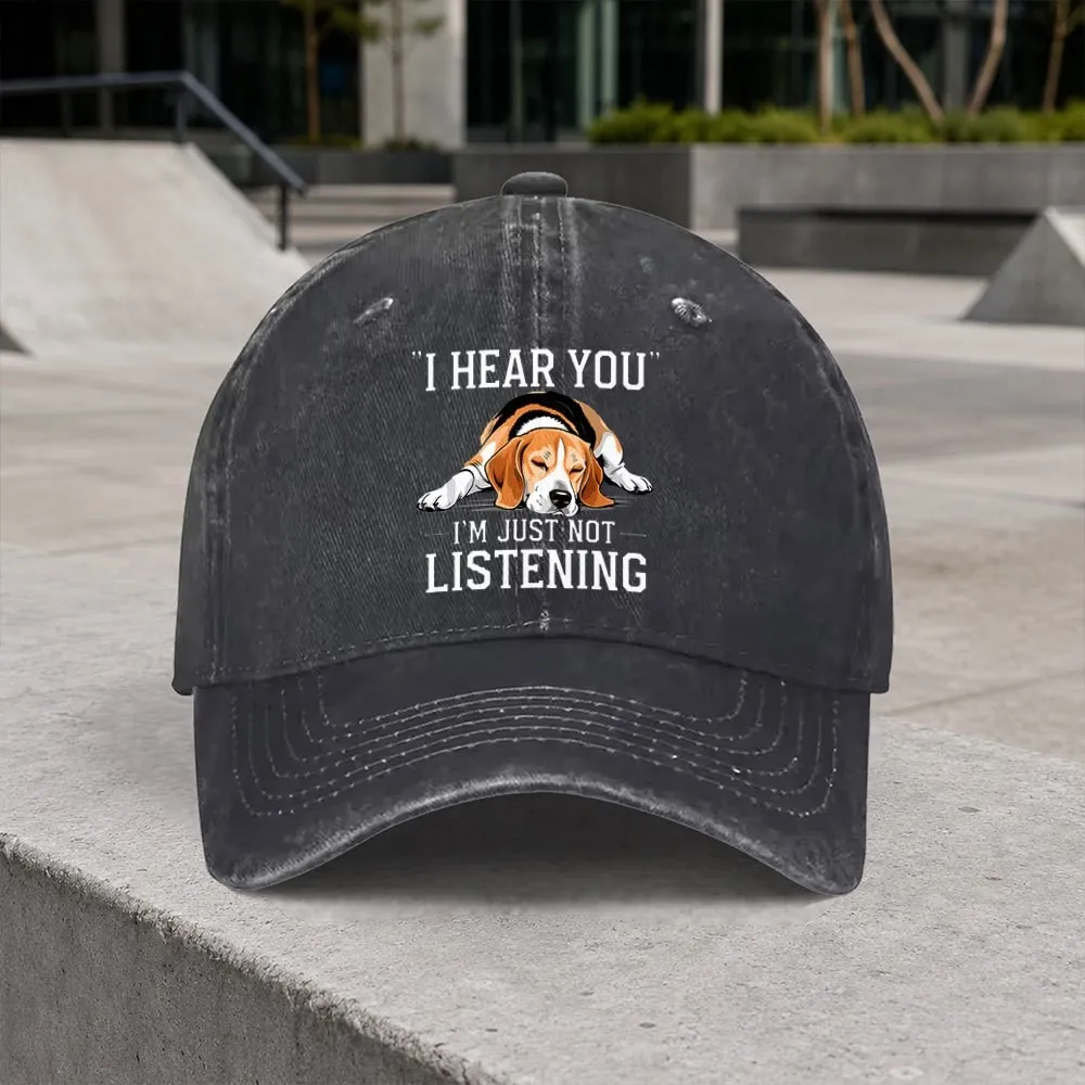 Vintage-Beagle-Print-Washed-Baseball-Cap-Unisex-Adjustable-Outdoor-Daily-Wear-Gift-for-Beagle-Lovers