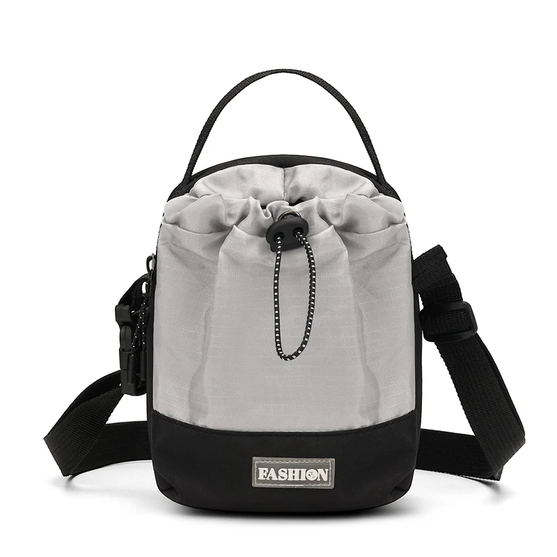 Waterproof Nylon Crossbody Sling Bag - Outdoor Travel Pouch with Dedicated Water Bottle Pocket