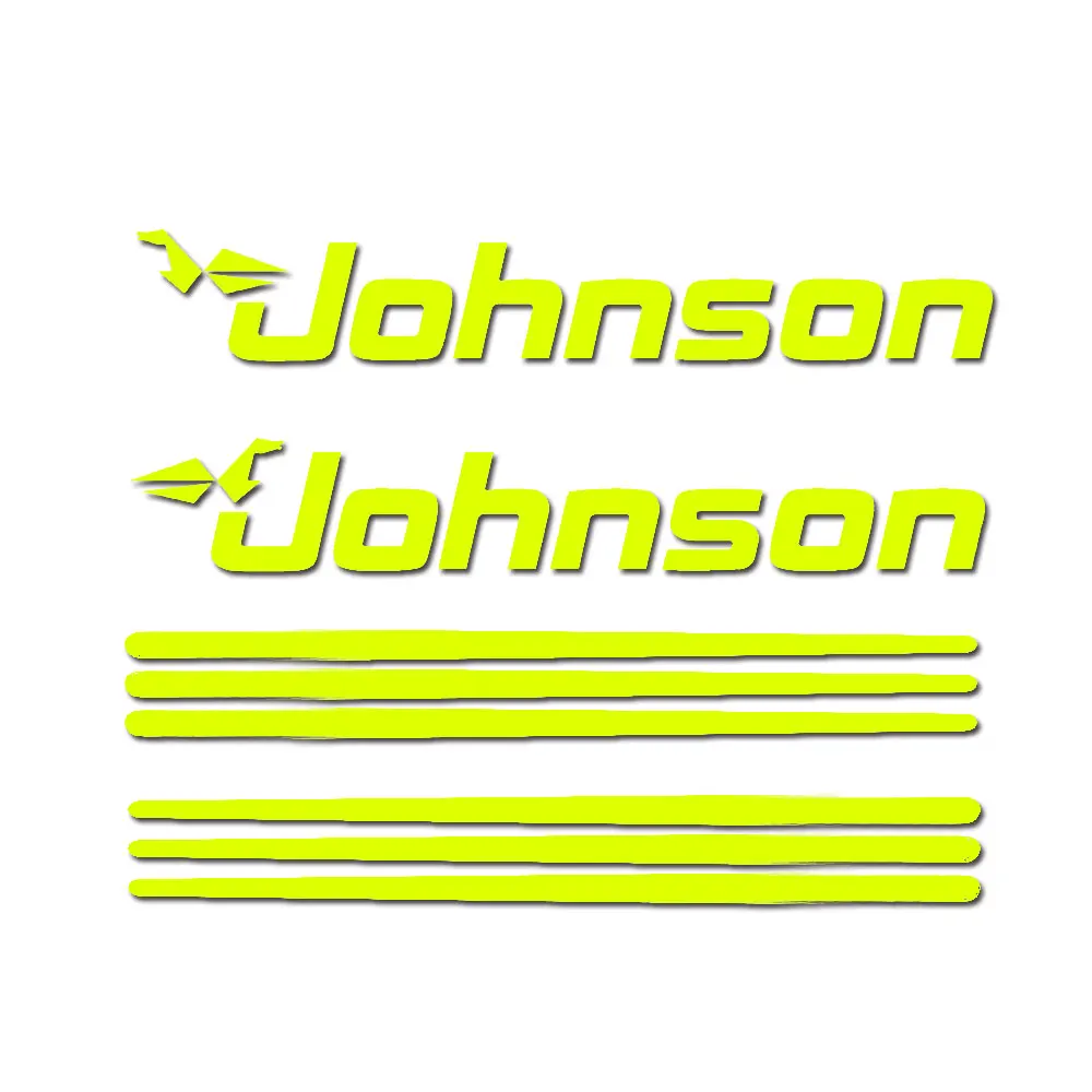 X2 For Johnson Outboard boat motor decals stickers graphics