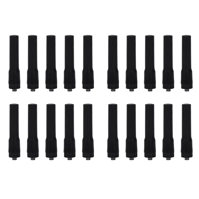 !Top Deals20X SF20 Dual Band SMA-F Soft Antenna For BAOFENG UV5R UV5RA/Plus Bf888s Black New